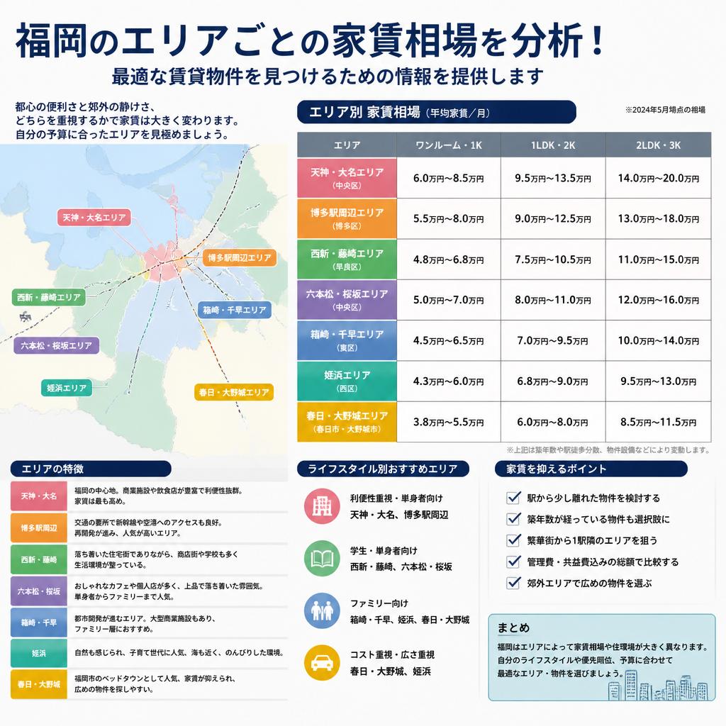 賃貸物件の家賃相場を徹底分析！