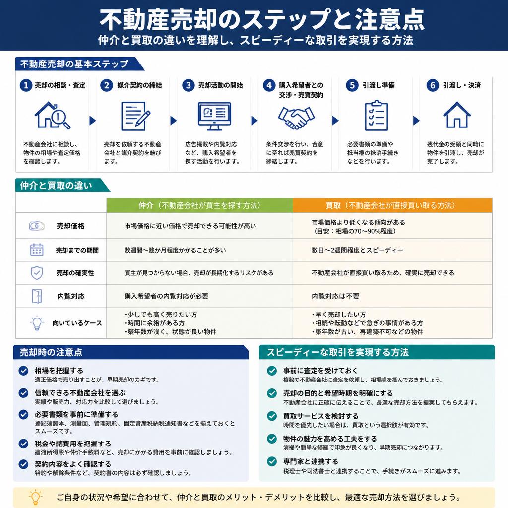 スムーズな不動産売却方法