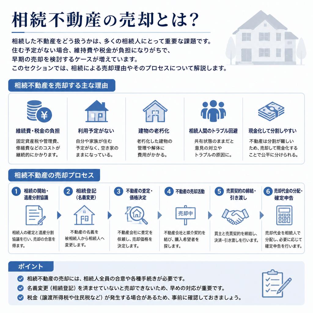 相続による不動産の売却理由