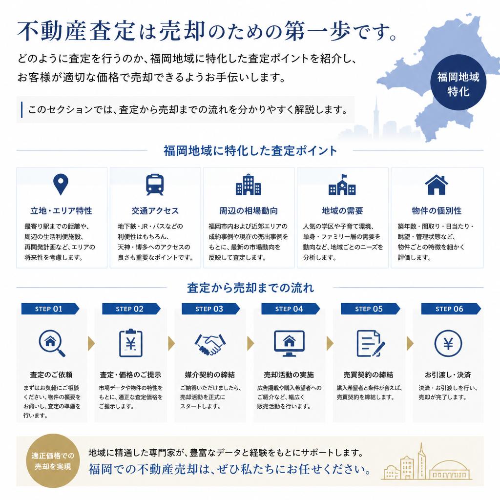 不動産査定の流れとポイント