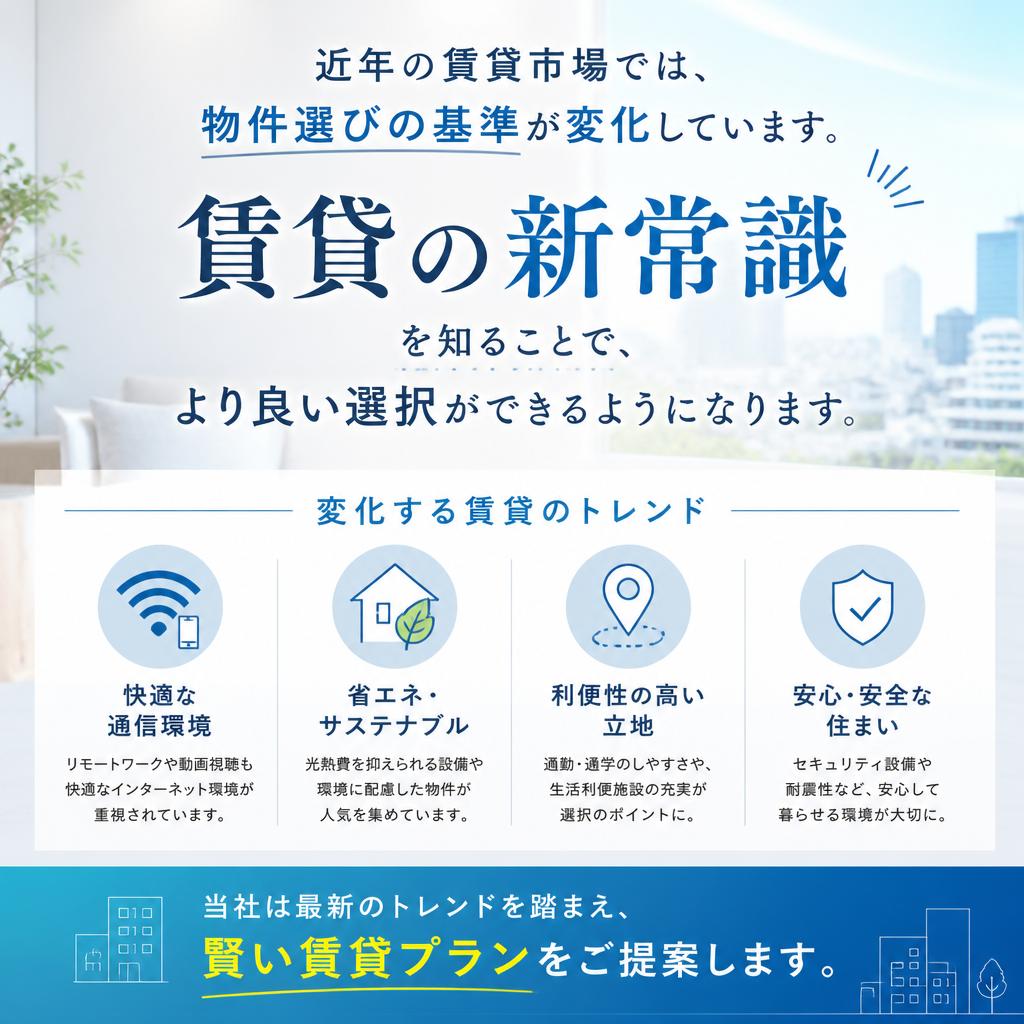 賃貸の新常識とは？