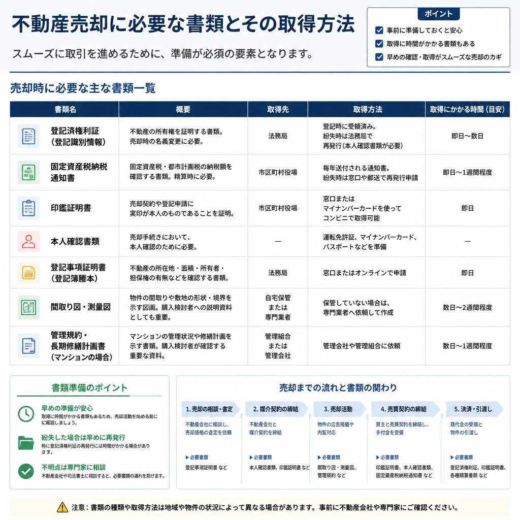 知っておくべき必要書類