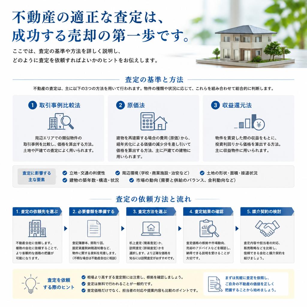 不動産の査定方法