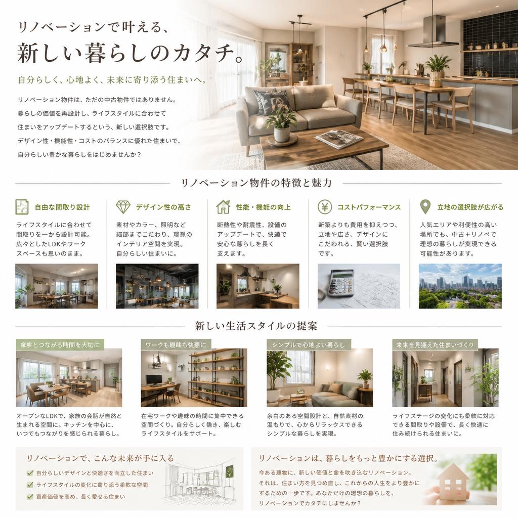 リノベーションの魅力