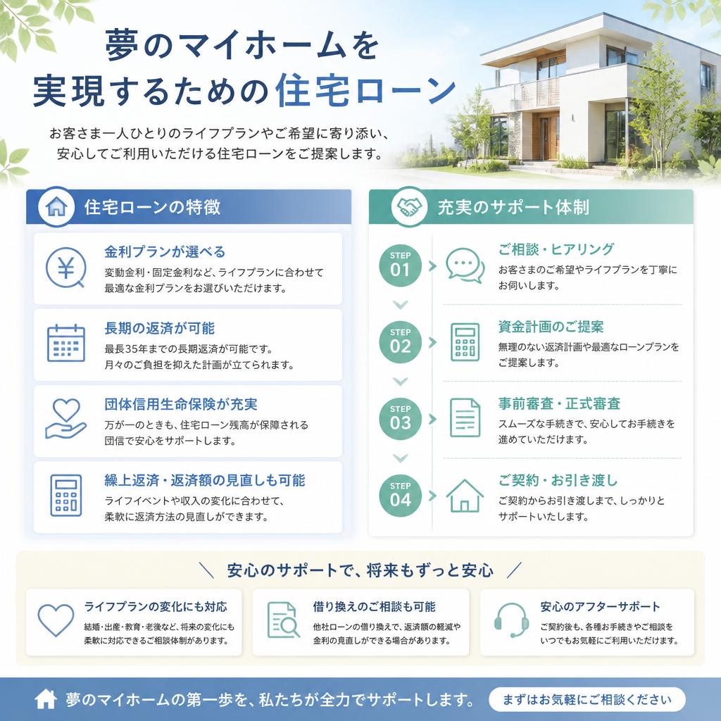 住宅ローンのご相談受付中