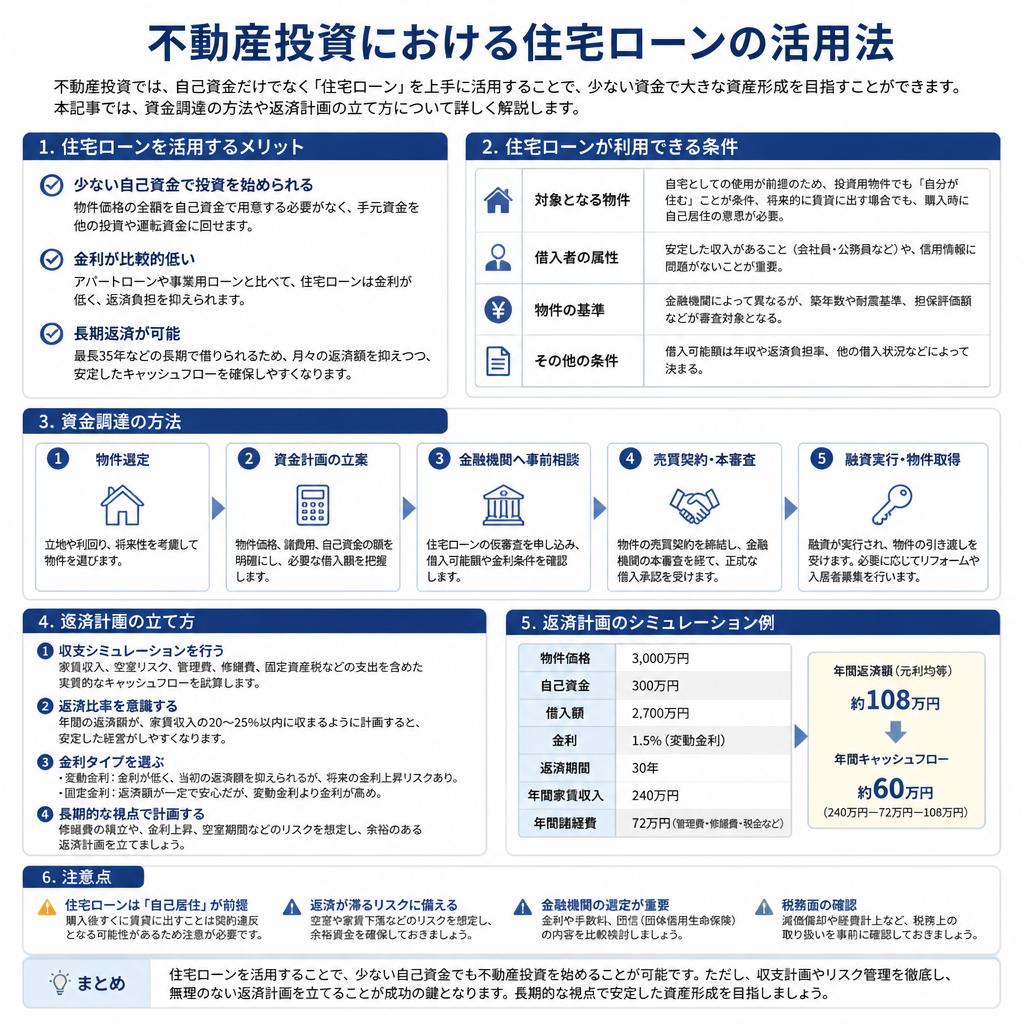住宅ローンを上手に活用する方法
