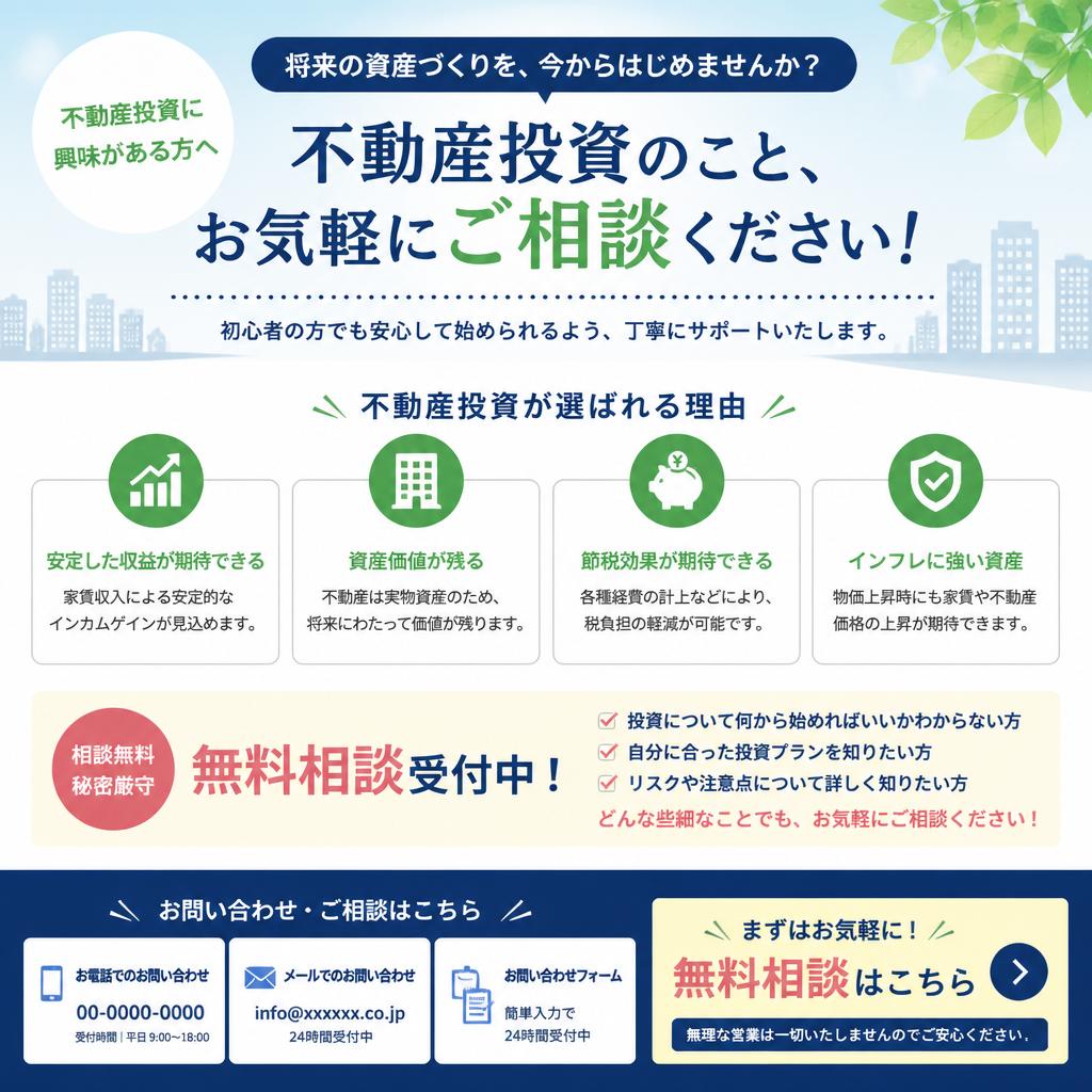 まずは無料相談から！