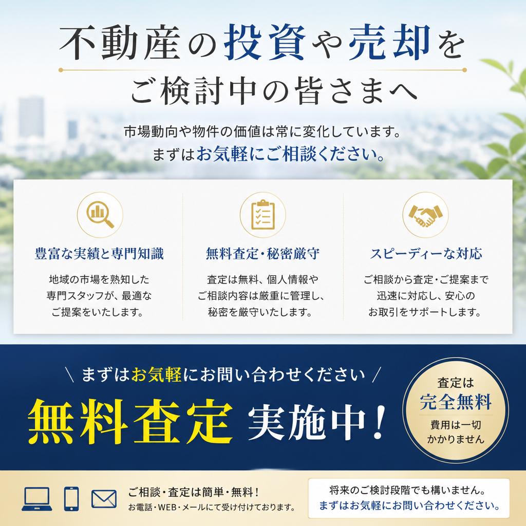 お問い合わせ・無料査定のご案内