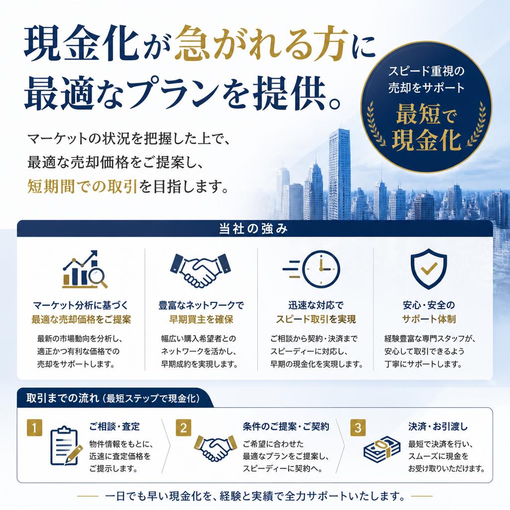 早期売却のメリット