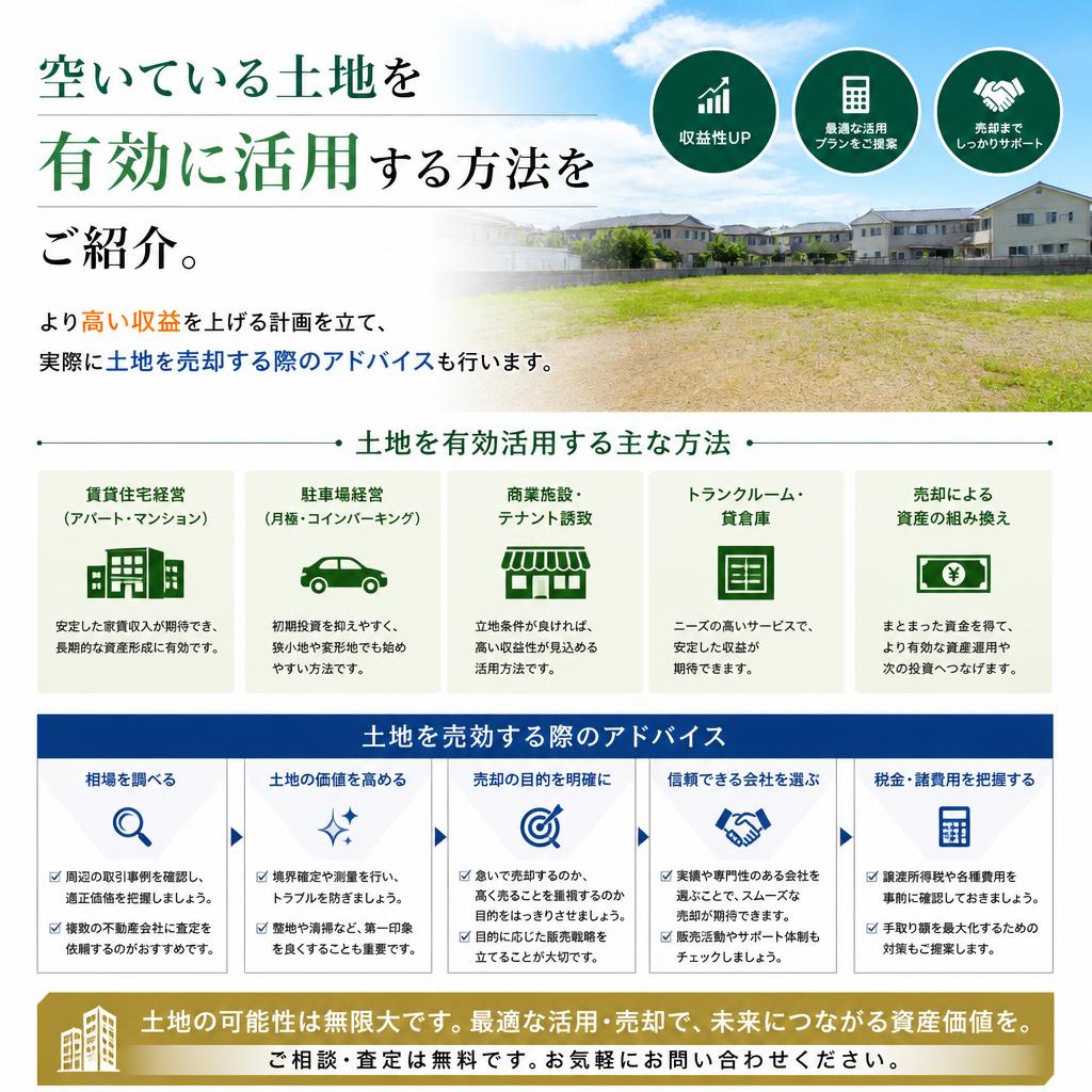 土地活用の秘訣