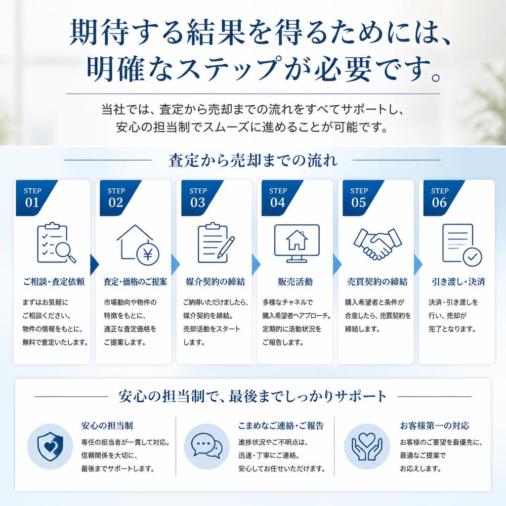 成功する不動産売却のステップ