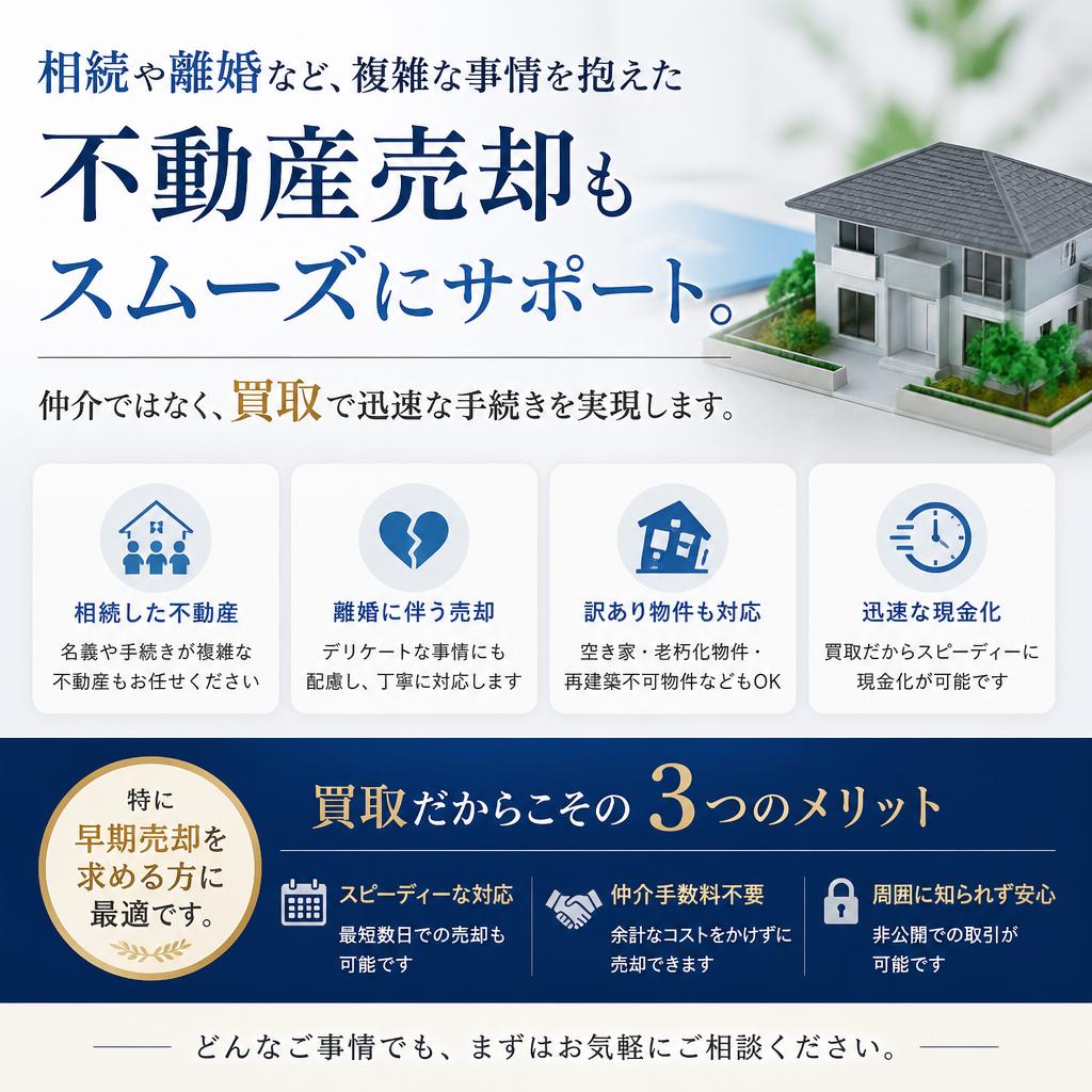 不動産売却の新スタイル