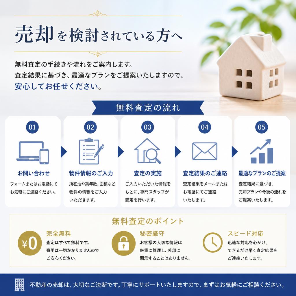 無料査定の流れ