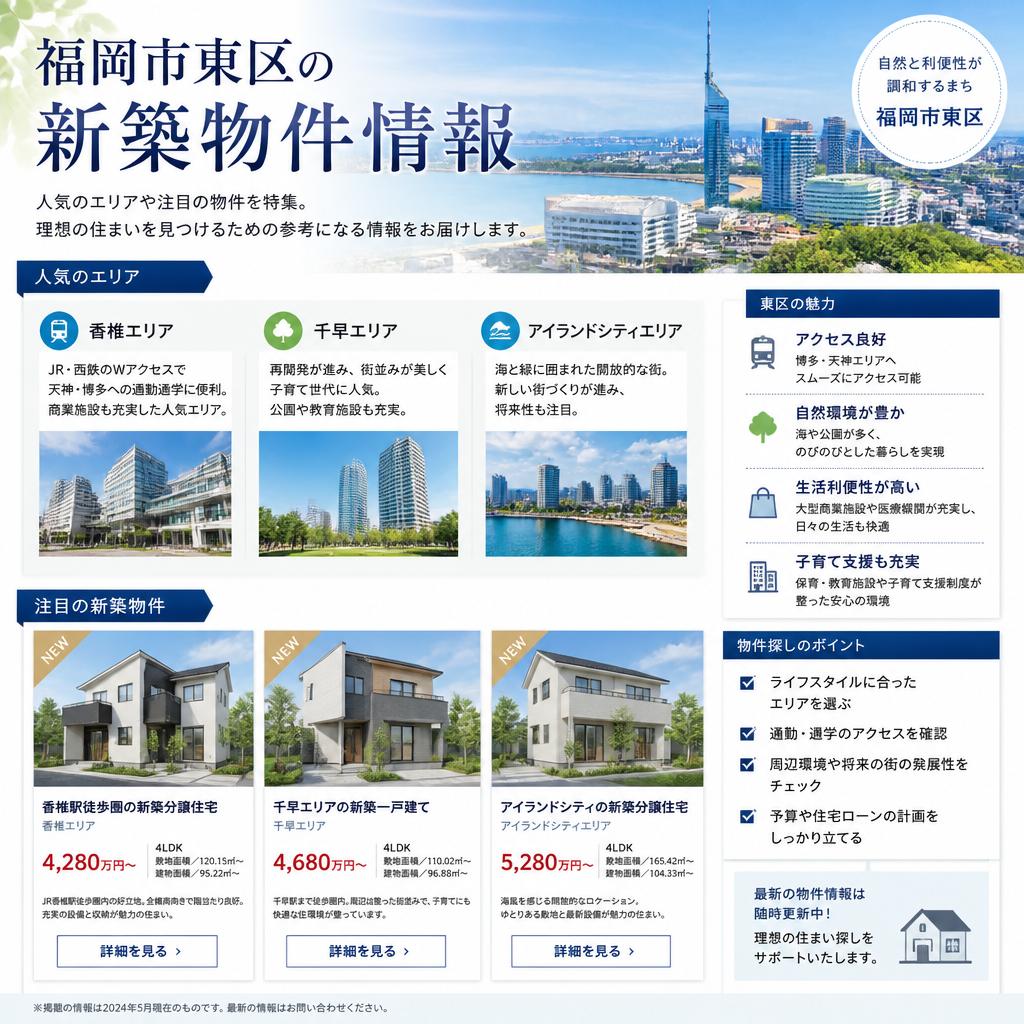 新築物件の最新情報