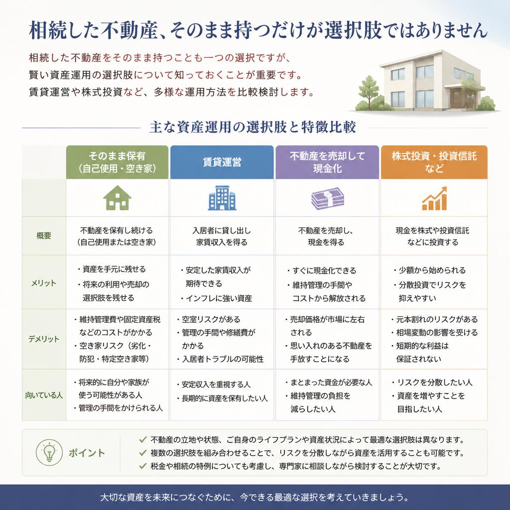 資産運用の選択肢