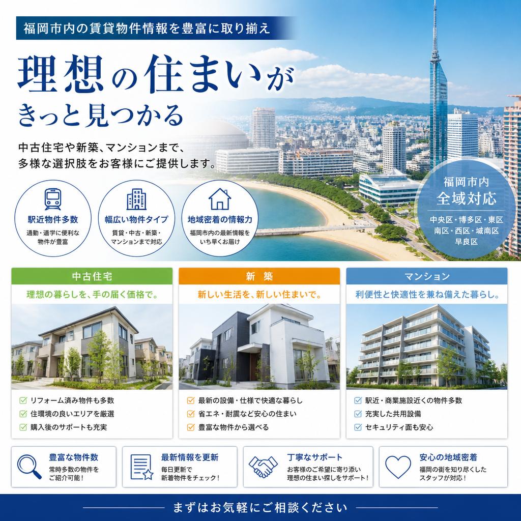 多彩な賃貸物件情報